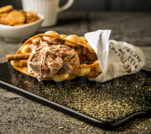 Bubble Waffles-Praline-wafer sticks-ice cream-biscuits